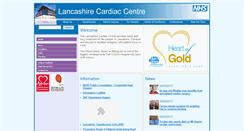 Desktop Screenshot of lancashirecardiaccentre.nhs.uk